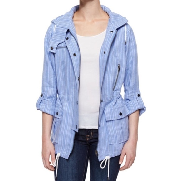 Joie Baker Hooded Drawstring Jacket - Picture 1 of 7